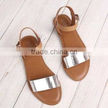 Shoes Made in China Women Shoes 2016 Sandals Ladies Flat Shoes photo-3