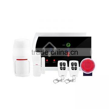 Best 2G smart wireless home security burglar GSM/SMS alarm system G10A