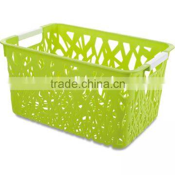 5.5L green small plastic decorative storage pp baskets