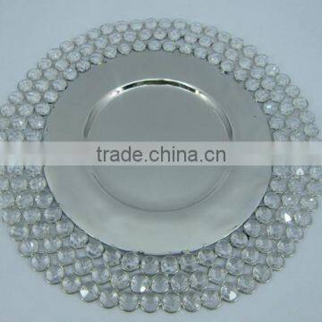 Hot high quality wedding charger plate