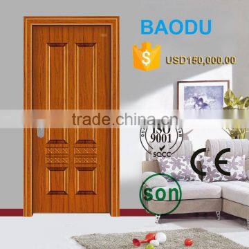 Beautiful design high qulity China  hot sales Antique Carved New Designs Interior Wood Wrought Iron Entry Door