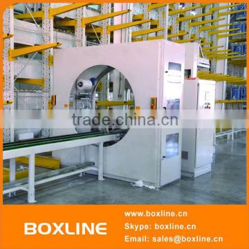 Automatic horizontal aluminum profile packing machine