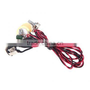 Dual Piezo Pickup Pick-up 6.35mm Jack With Volume Tone Control for Acoustic Guitar Ukulele photo-6