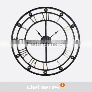 DEHENG European Large Iron Outdoor Wall Clock photo-3