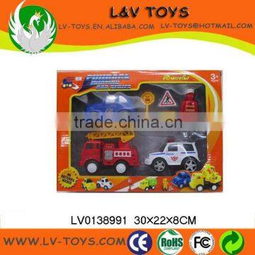 Wholesale Cartoon pull back and Friction Power toy kids cars