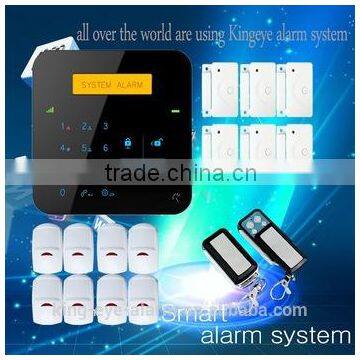 Newest 2016 GSM +PSTN auto dial alarm system multi-language smart touch intelligent security alarm system