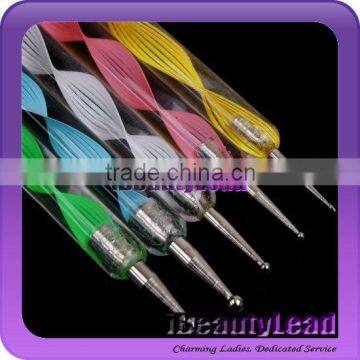 Hot sale nail dotting tools nail art pens 2 way nail dotting pen sets