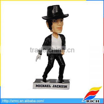 Michael Jackson bobbles in head doll bobble head characters