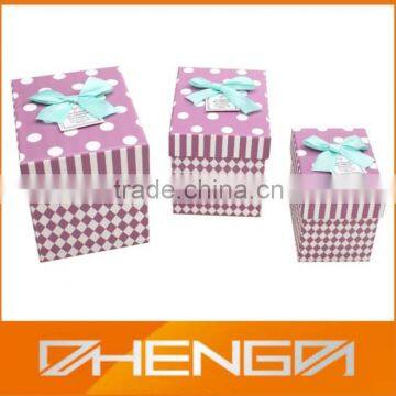 HOT SALE custom made-in-china small decorative paper storage boxes with lids (ZDS-SJF010)