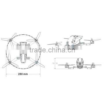 Tarot TL280C 280mm Carbon Fiber DIY Frame Kit For Multicopter Quadcopter photo-6