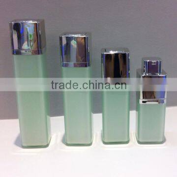 square shape airless bottle cosmetic vacuum bottle for face cream