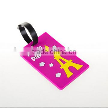 Promotion plastic custom luggage tag