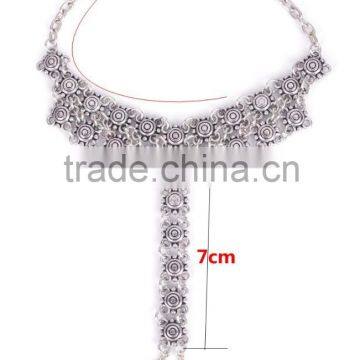 Barefoot Sandals Flower Anklets With Toe Ring Anklet