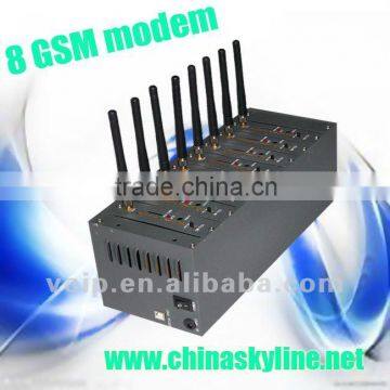 Hot sales / GSM modem /8 pots usb GSM SIM Modem for sending mass SMS MMS / quad band