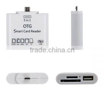 Multi Function 5 in 1 OTG Card Reader Made in China photo-4