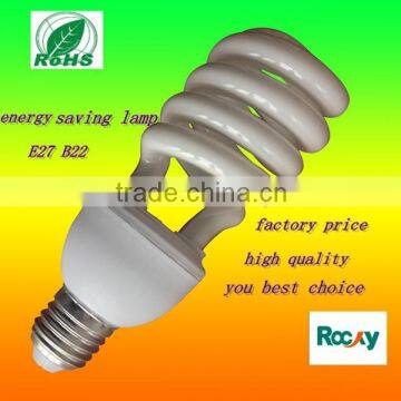 6400k 26w 30w half Spiral Compact fluorescent lamp