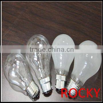 Clear/frosted bulbs 110V/220V E27/B22 25W-500W