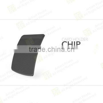 2015 Original New Design Plastic Curvy Shape Sliding Travel Pass Parking Ticket Holder photo-3