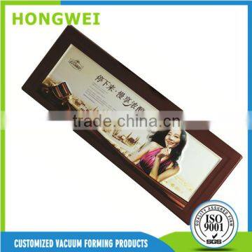 Plastic vacuum forming products for Outoor advertising sign