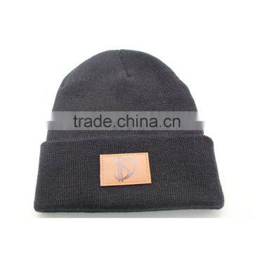 High Quality Custom Beanie Man Hat Winter Knitted Hat photo-3