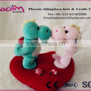 New Design Lovely Fashion High Quality Customzie Best Selling Valentine's Gift and Holiday Gift Wholesale Plush Toy Dinosaur photo-2