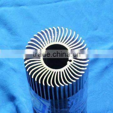 extruded aluminum lighting heat sink for LED lamps