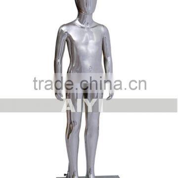 Flexible children chrome mannequin dummy