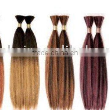 2 Tone Color Bulk - Yaky Bulk Hair ( Animal Hair Texture)