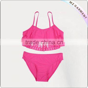 Teenage girls swimwear bandeau bikini