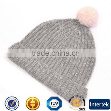 New Design Winter Hats With Ball On Top