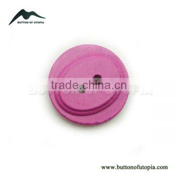 Fancy 2 Holes High Quality Roseo Wood Button