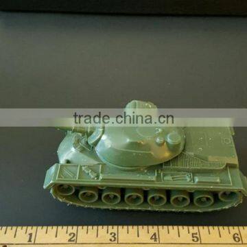 custom vintage green plastic army tank/oem made collective army game plastic toys/factory made kids plastic toys