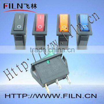 red led rocker switch t85 250V