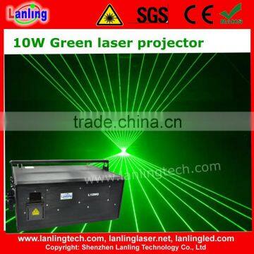 10W 40kpss ILDA Animation disco dj stage Green laser logo projector