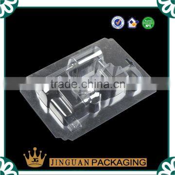 Clear PVC Sliding Card Blister For Toy Gun Packaging With Hang Hole