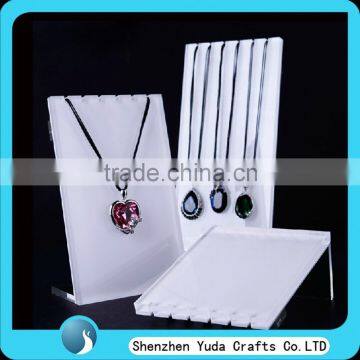 imported acrylic material necklace display stand plexiglass pandant necklace display stand