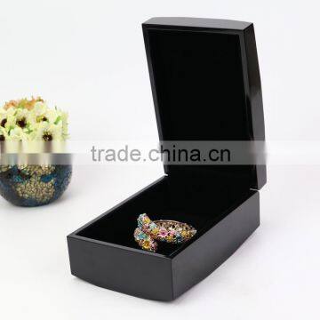 Raw Wood Jewelry Box Wooden Gloss Jewelry Box Customized Gift Box Jewlery photo-3