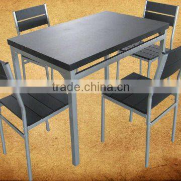 4cm mdf wood top 5 pieces dining furniture