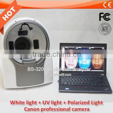 2015 UV 3d face recognition cameraera for face skin and cosmetics