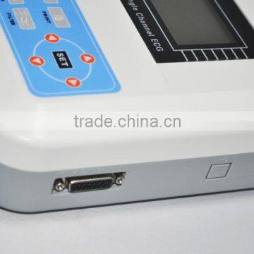 CE& FDA Approved 1-channel Electrocardiograph ECG EKG Machine photo-4