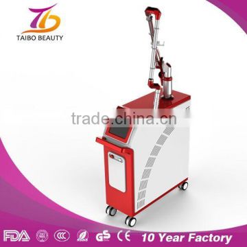 Tattoo Removal Laser Machine High Power Q-switch Nd Yag Laser Machine / 800mj Dermatology Equipment Long Pusle Laser Tattoo Removal Machine