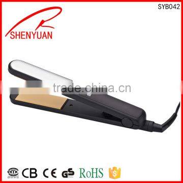 NEW Ceramic coating plate Flat Iron LED professional hair straightener dual voltage CE ROHS approval wholesale oem