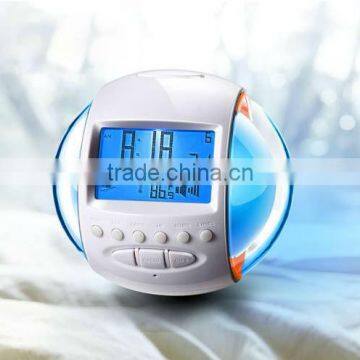 FM Radio Alarm Clock 7 Color changing Night/Mood Lamp,Kids Table Alarm Clock