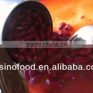 Seasoning Canned Red Kidney Beans in Tomato Sauce