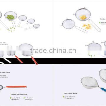 Stainless Steel Mesh Strainer Set photo-3