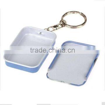 2015 Hot Sell Small Cute Metal Tin Box With Key Chian for Gift Tin Box Money Saving Tin Box photo-2