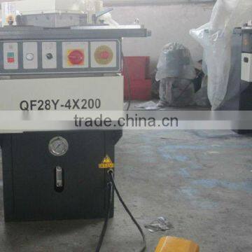 QF28Y-4*200 angle cutting machine, notch shearing machine for sale, Hydraulic Notching Machine from china