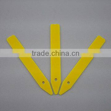 4 Inch Yellow Gardening Plastic Plant Tag Plant Label Plant Growing Marker photo-3