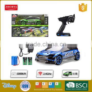 Zhorya 20 km per hour high speed simulation rc car toy radio control stunt car toy include battery