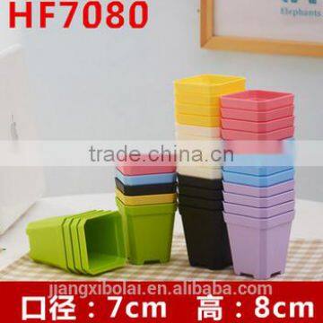 Wholesale latest design garden flower pot,various size plastic flower pot ,colorful flower pots